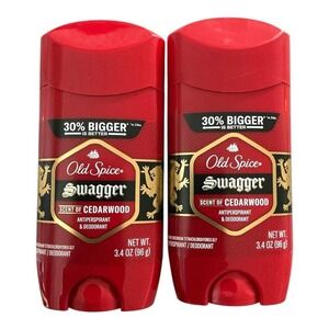 Old Spice - Swagger Antiperspirant Deodorant (3.4 oz) - Cedarwood 2 Pack